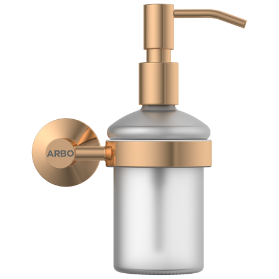 LE-RG-06 Lexus Liquid Soap Dispenser With Brass Pump-Rose Gold