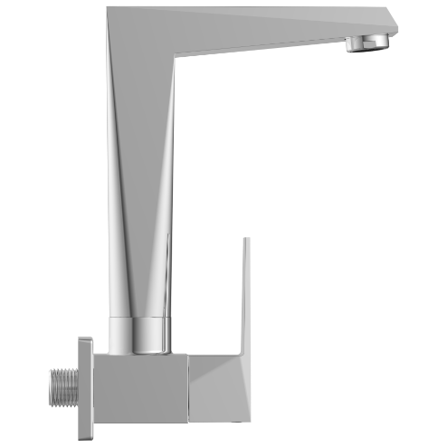 LV-2008 Sink Cock With Swinging Spout With Wall Flange (Wall Mounted Model)