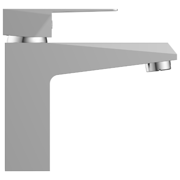 LV-2027 Single Lever Basin Mixer With Braided Hoses (Table Mounted Model)