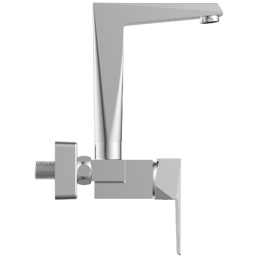 LV-2043 Single Lever Sink Mixer With Swinging Spout With Connecting Legs With Wall Flange (Wall Mounted Model)