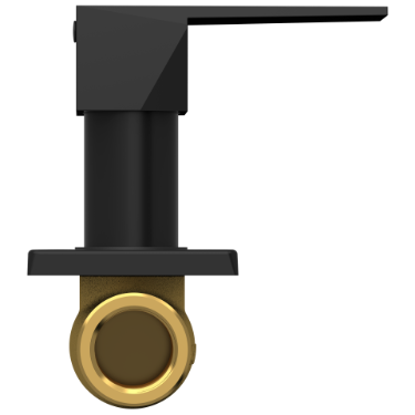 LV-MB-2024 Concealed Stop Cock 20mm Body With Upper Part Set (Matt Black)