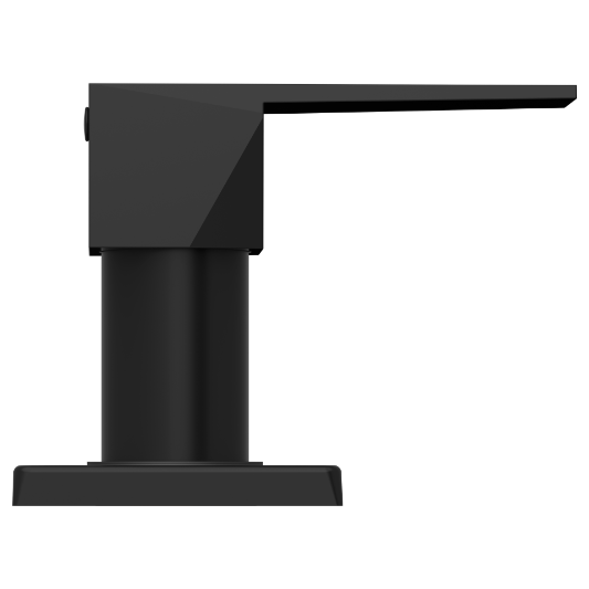 LV-MB-2040 Exposed Part Kit Of Concealed Stop Cock & Flush Cock With Fitting Sleeve, Operating Lever & Adjustable Wall Flange (Matt Black)