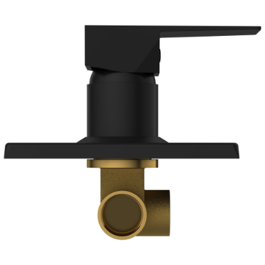 LV-MB-2054 Single Lever Shower Mixer (Deusch Mixer) Body With Upper Part Set (Matt Black)