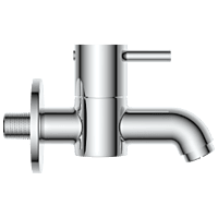 LX-1302 Bib Tap With Wall Flange