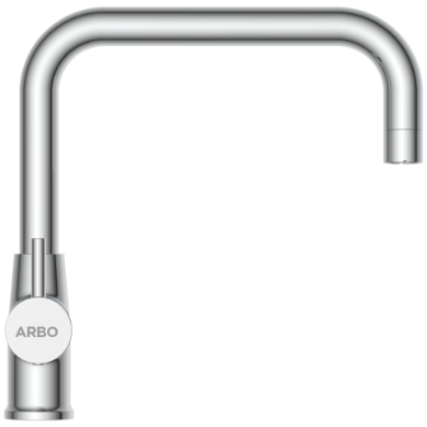 LX-1316 Center Hole Basin Mixer With Swinging Spout With Braided Hoses (Table Mounted Model)