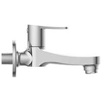 PR-2103 Long Nose Bib Tap With Wall Flange