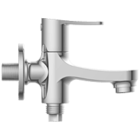 PR-2106-B 2 Way Bib Tap Dual Flow With Wall Flange