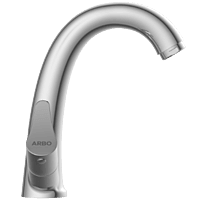 PR-2115 Center Hole Basin Mixer With Braided Hoses (Table Mounted Model)