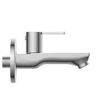 RL-4603 Long Nose Bib Tap With Wall Flange