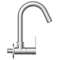 RL-4608 Sink Cock With Swinging Spout With Wall Flange (Wall Mounted Model)