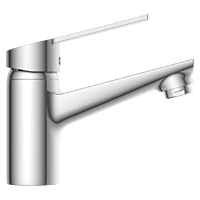 RL-4627 Single Lever Basin Mixer With Braided Hoses (Table Mounted Model)