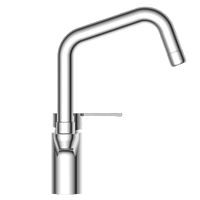 RL-4642 Single Lever Basin Mixer With Swinging Spout With Braided Hoses (Table Mounted Model)