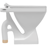 EWC-15111PP Solo EWC S Trap With Normal Close Seat Cover, Hinges, Fixing Accessories