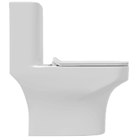 OPC-30211UF Lavish Siphonic One Piece Closet S Trap (9" Inch) With UF Soft Close Seat Cover With Hinges, Fixing Accessories Set and Accessories Set, Cistern Fittings