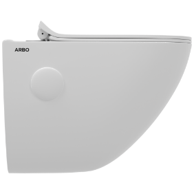 WHC-18321JPP Elite Rimless Wall Hung Closet With In Buit Jet, Soft Close Seat Cover, Hinges, Accessories Set