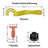 RT Reusable Tile Levelling System (100 Pcs pkt.)