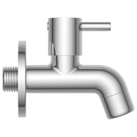 EL-1802 Bib Tap With Wall Flange