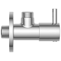 EL-1804 Angle Cock With Wall Flange
