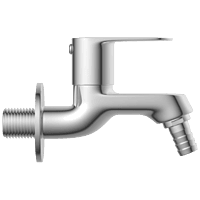 SL-17 Nozzle Bib Tap With Wall Flange