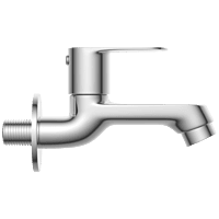 SL-2603 Long Nose Bib Tap With Wall Flange