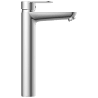 SL-2628 Single Lever Tall Basin Mixer With Braided Hoses (Table Mounted Model)