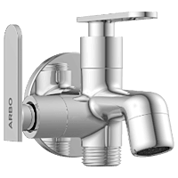 IX-2805 2 Way Bib Tap Side Handle With Wall Flange