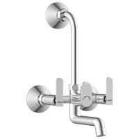 IX-2820 Wall Mixer 2 In 1 With Connecting Legs With Wall Flange