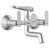 IX-2821 Wall Mixer 2 In 1 With Crutch, Connecting Legs With Wall Flange
