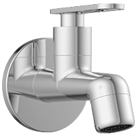 IX-2802 Bib Tap With Wall Flange