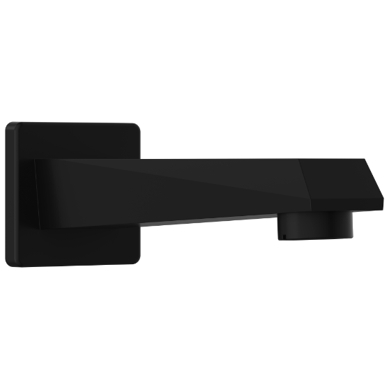 SP-MB-5317 Bath Tub Spout With Wall Flange (Bath Spout Collection) (Matt Black)