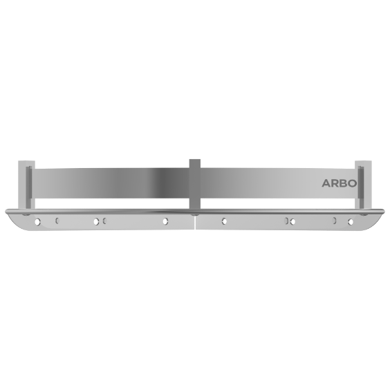 SF-06 Steel Corner Shelf 12" x 12" Inch