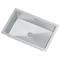 HMR-03 Single Bowl Kitchen Sink 24" x 18" x 9" Inch Hand Made