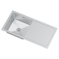 HMR-08 Drainboard Kitchen Sink 37" x 18" x 9" Inch Hand Made