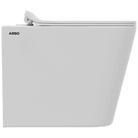 WHC-29322UF Lavish Rimless Wall Hung Closet Blind Installation With UF Soft Close Seat Cover, Hinges, Accessories Set