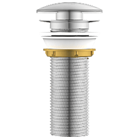 AC-72 Brass Full Thread Click Clack Waste Coupling 5'' Inch Height