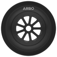 AC-MB-82 Brass With Nylon Full Thread Waste Coupling 6" Inch Height (Matt Black)