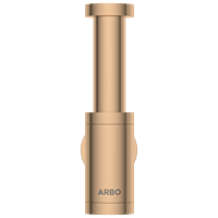 AC-RG-36 Brass Round Bottle Trap With Long Wall Connection Pipe & Wall Flange