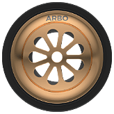 AC-RG-82 Brass With Nylon Full Thread Waste Coupling 6" Inch Height (Rose Gold)