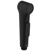 HF-MB-15 ABS Round Health Faucet With Hook & 1.2 Mtr. S.S. Tube (Black)