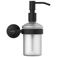 LE-MB-06 Lexus Liquid Soap Dispenser With Brass Pump-Matt Black