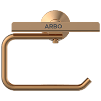 LE-RG-08 Toilet Paper Holder With Shelf (Rose Gold Finish)