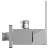 LV-2004 Angle Cock With Wall Flange