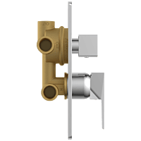 LV-2053 2 Inlet 3 Outlet High Flow Diverter Body With Upper Part Set