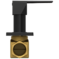 LV-MB-2025 Flush Valve 25mm Body With Upper Part Set (Matt Black)