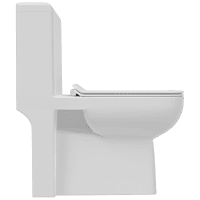 OPC-28111PP Inox Washdown One Piece Closet S Trap (9" Inch) With Soft Close Seat Cover, Hinges, Fixing Accessories Set and Accessories Set, Cistern Fittings