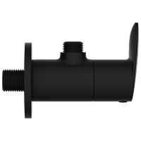 KA-MB-3104 Angle Cock With Wall Flange (Matt Black)
