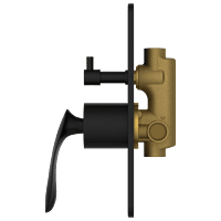 KA-MB-3152 High Flow Diverter Body With Upper Part Set (Matt Black)