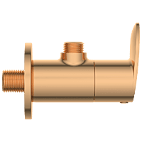 KA-RG-3104 Angle Cock With Wall Flange (Rose Gold)