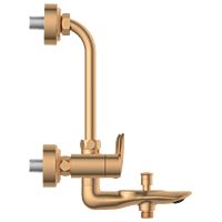 KA-RG-3122 Wall Mixer 3 In 1 With Connecting Legs With Wall Flange (Rose Gold)