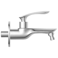 KA-18 Washin Machine Long Nose Bib Tap With Wall Flange